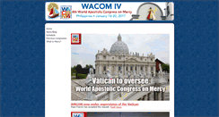 Desktop Screenshot of mercycongress.org